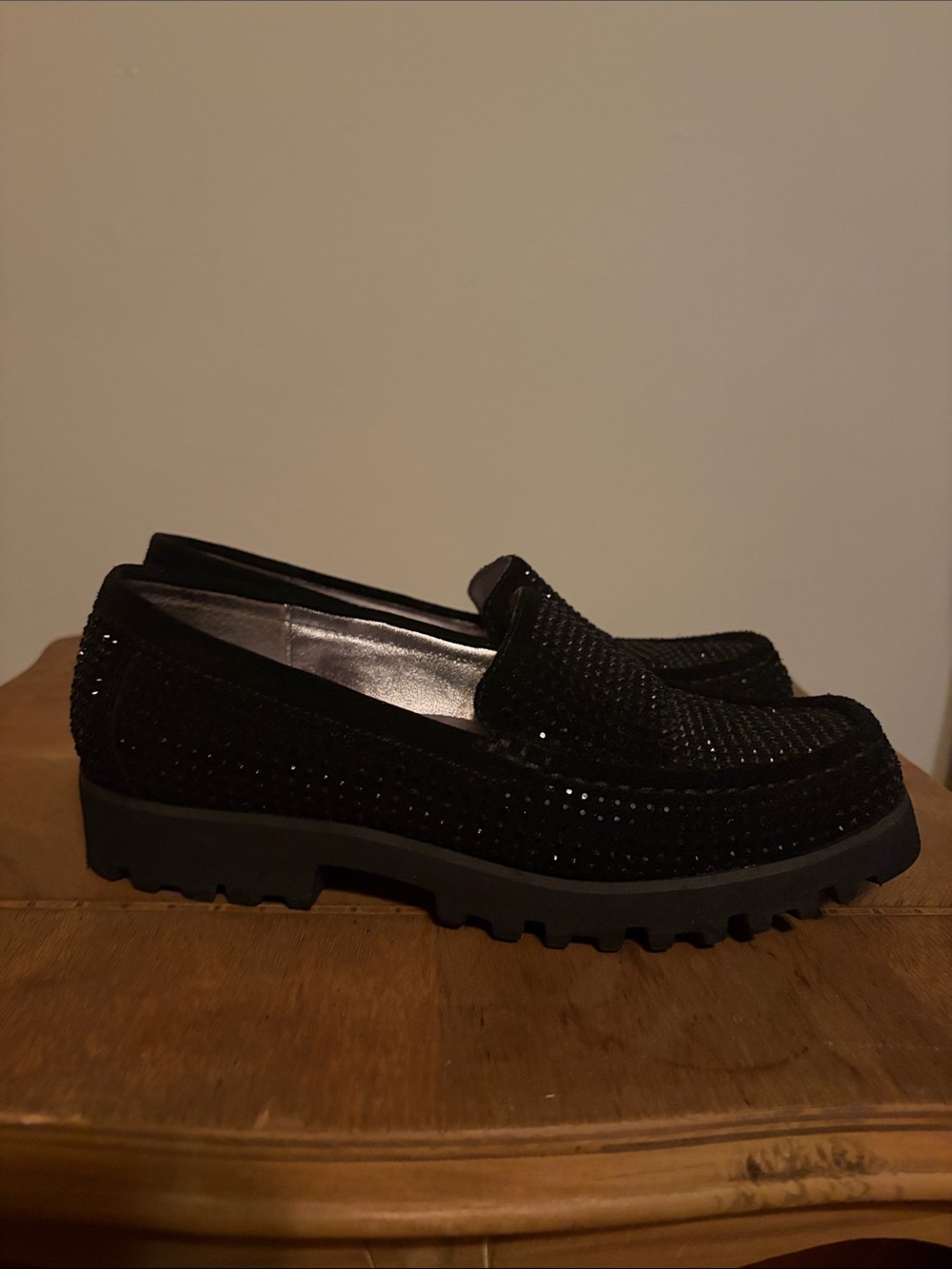 Donald J Pliner Black Sparkle Women's Loafer — Stylish Comfort